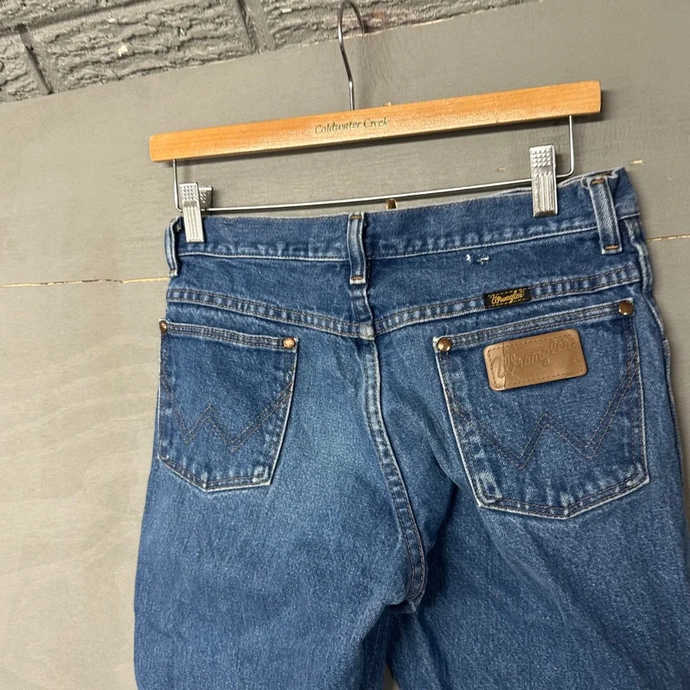 Wrangler‎ Cowboy Cut 13MWZBP Jeans Boys 14 Husky Medium Wash Straight Leg Denim